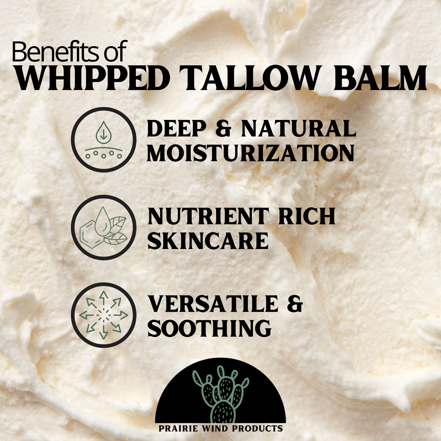 Whipped Tallow Balm - Natural