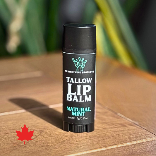 Tallow Lip Balm - Natural Mint (Tube)